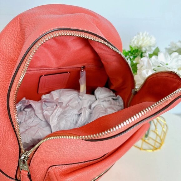 Coach F30550 Medium Charlie Backpack IN Coral